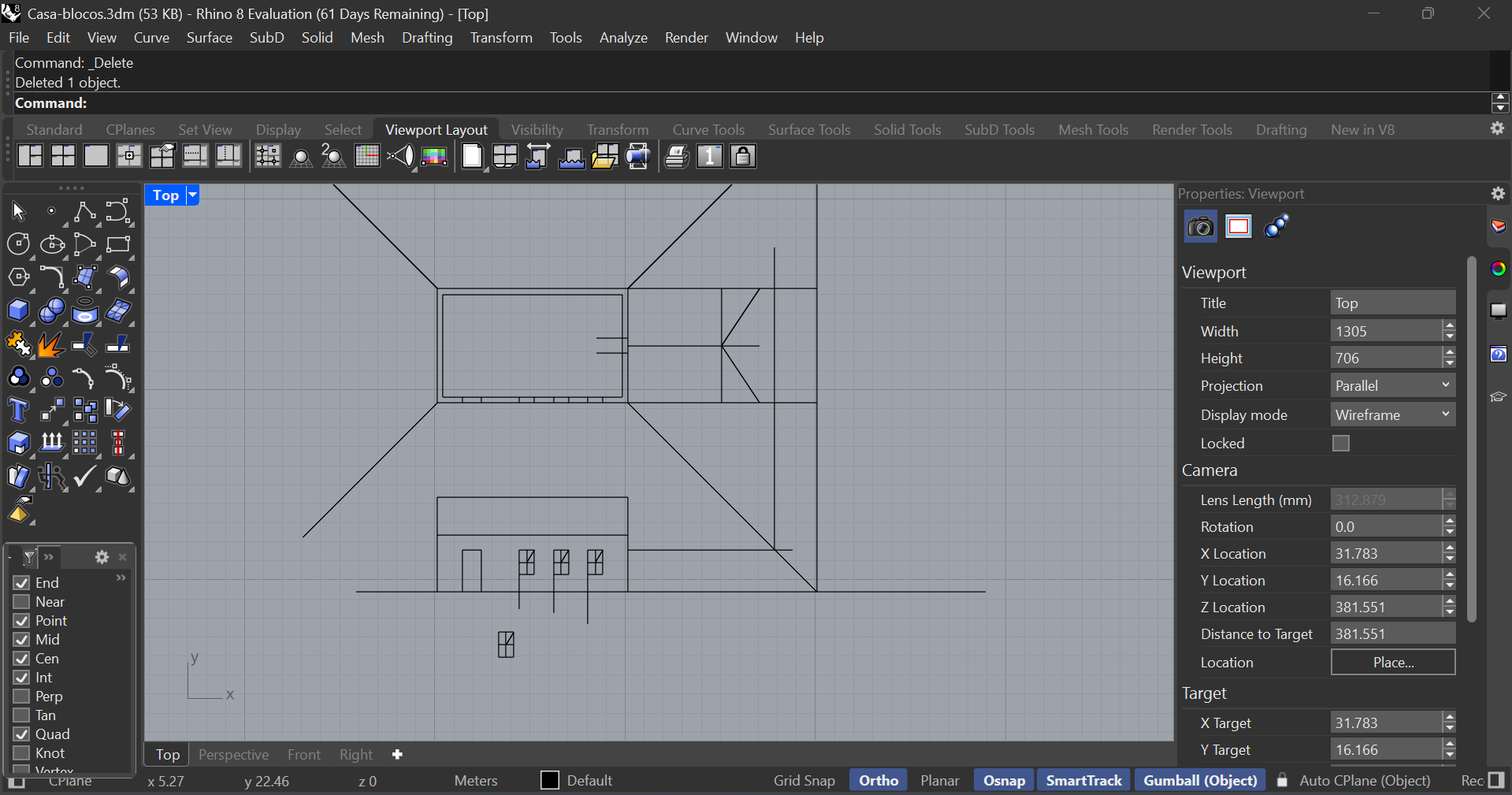 Imagem ilustrativa da aplicação de um bloco de janelas