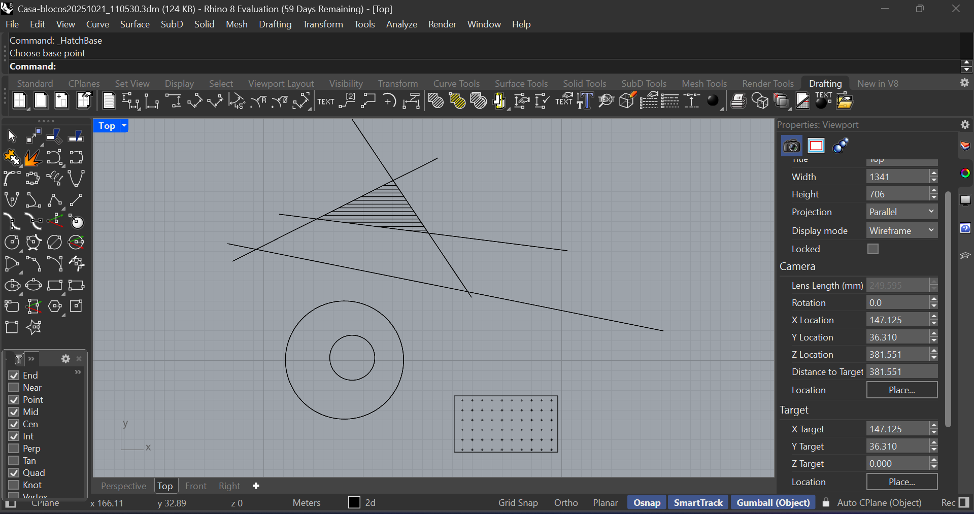 Exercicio pratico de aplicação de Hatchs