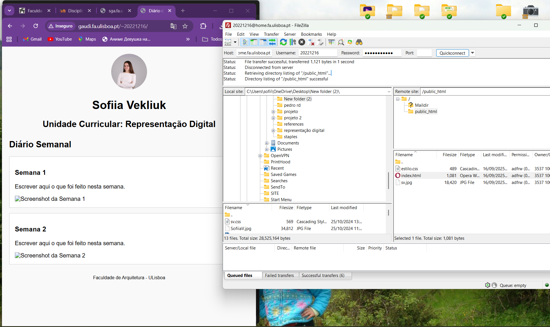 Screenshot da Semana 2