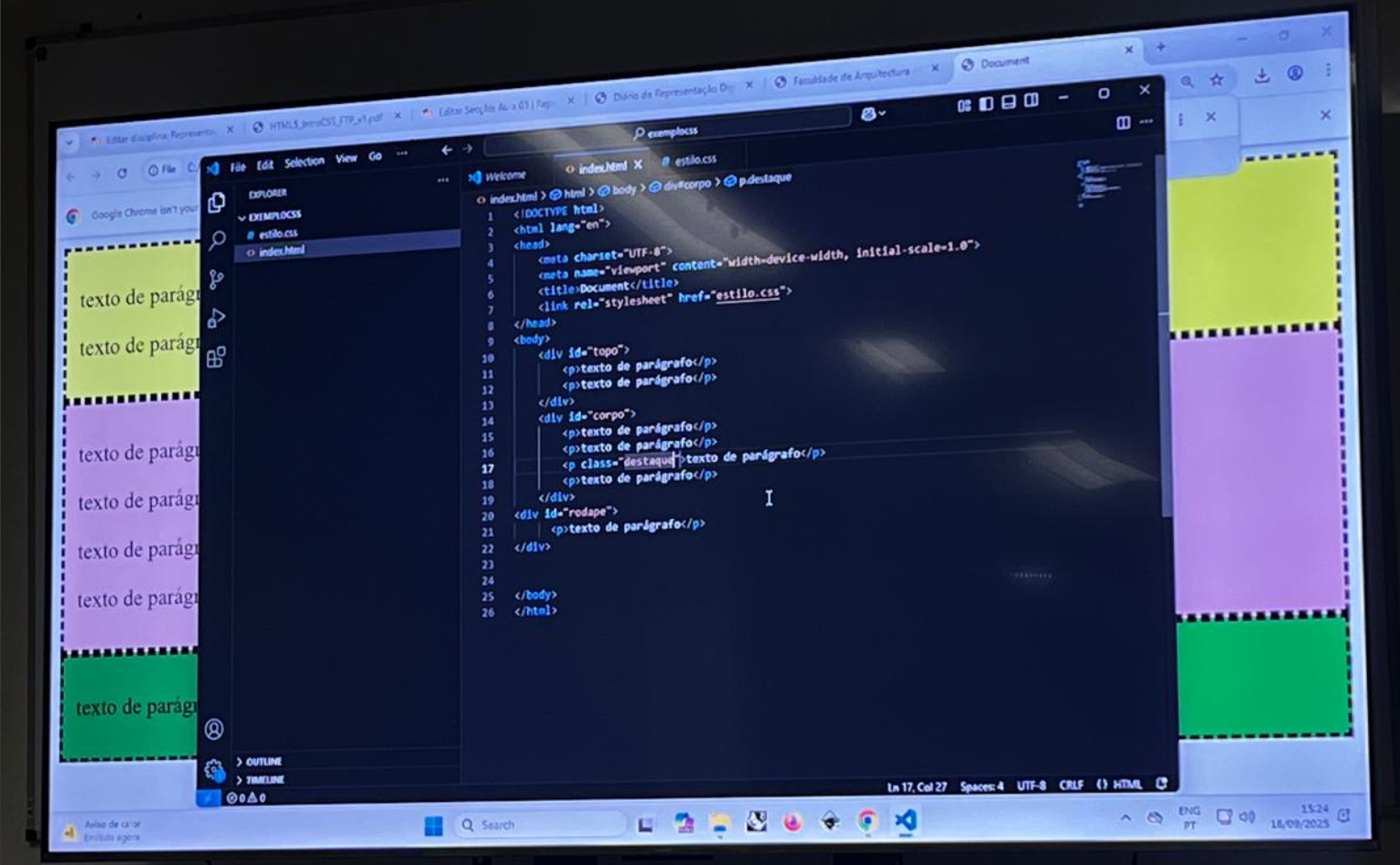 Screenshot da Semana 2
