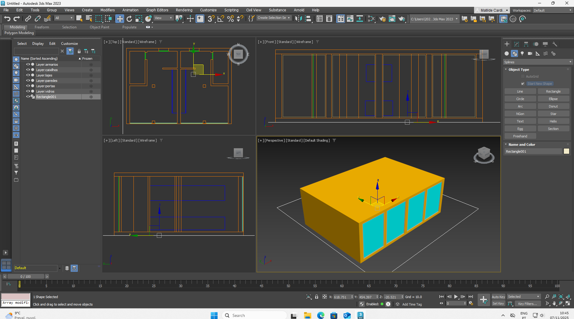 Modelo do T0 no 3ds Max